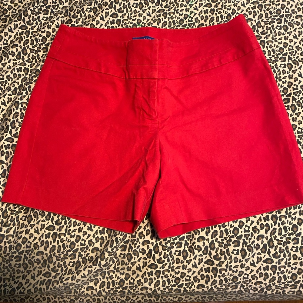 Apt. 9 High Waist Red Shorts
